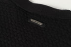Chrome Hearts Gothic Cross Knit Cardigan - Black Grey Streetwear Jacket 904