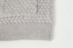 Chrome Hearts Gothic Cross Knit Cardigan - Black Grey Streetwear Jacket 904